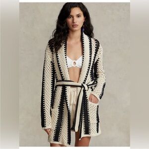 ISO Do Not Buy POLO RALPH LAUREN Geometric Print Cardigan & Drawstring Shorts